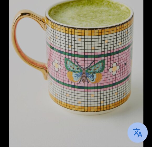 Anthropologie butterfly mugs x 6 - Picture 14 of 14